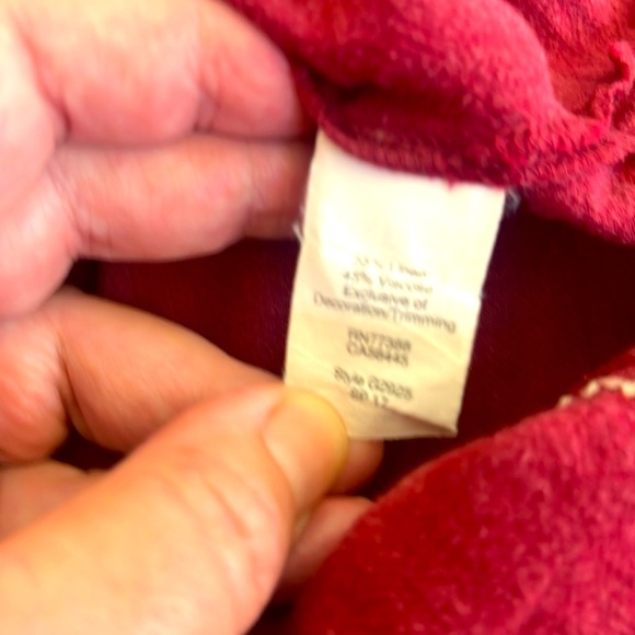 MADEWELL-Embroidered burgundy Women's Top - Picture 7 of 8